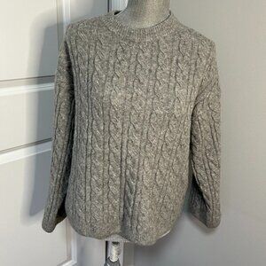 H&M Women's Gray Wool Blend Sweater Size S EUC